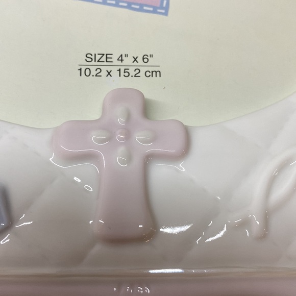 NIB Porcelain Photo Frame for Baby’s Christening - Picture 9 of 10